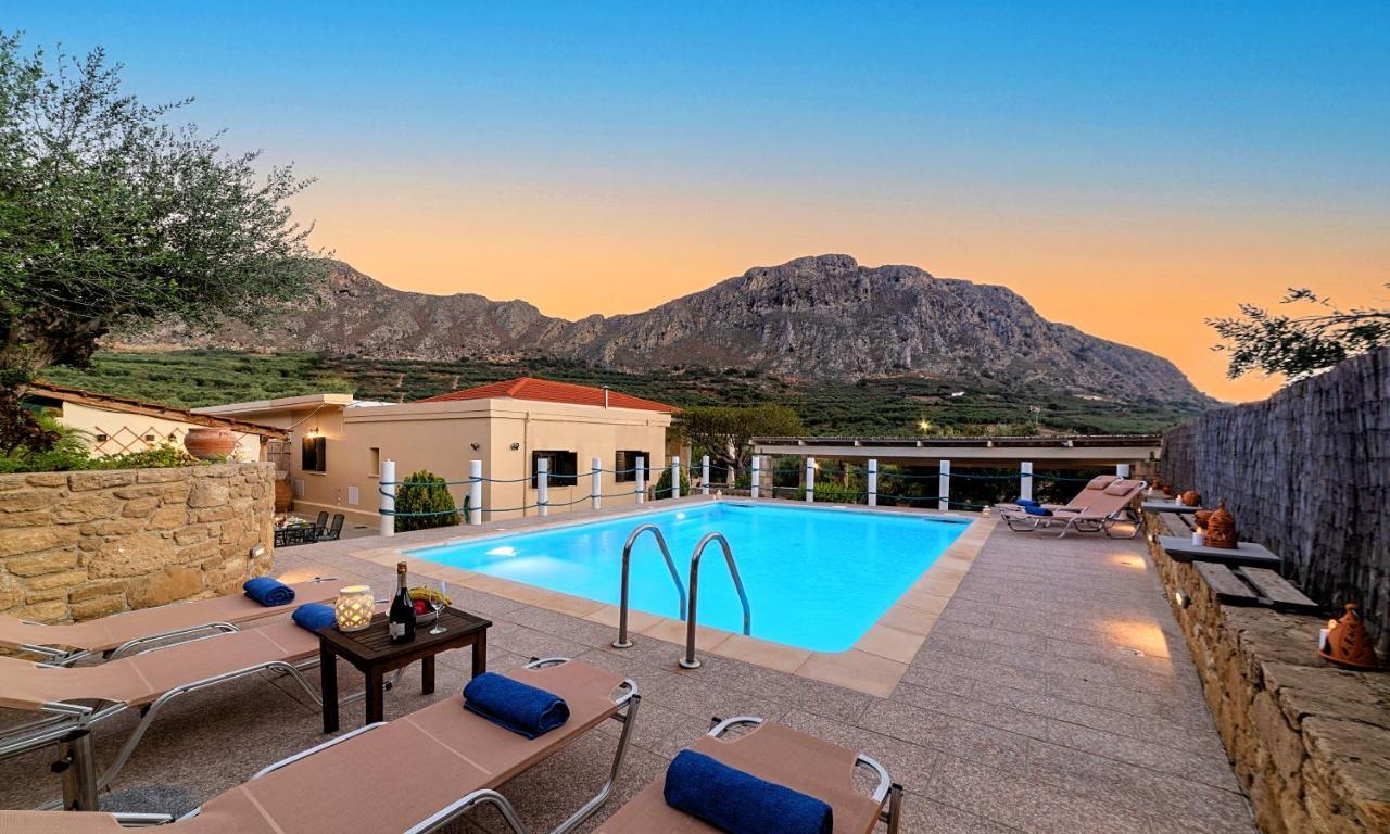 Cretan Kera Villa Heated Pool 외부 사진